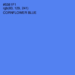 #5381F1 - Cornflower Blue Color Image