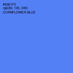 #5381F5 - Cornflower Blue Color Image