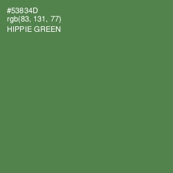 #53834D - Hippie Green Color Image