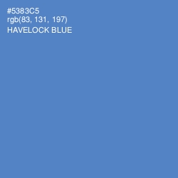 #5383C5 - Havelock Blue Color Image