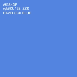 #5384DF - Havelock Blue Color Image