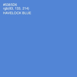 #5385D6 - Havelock Blue Color Image