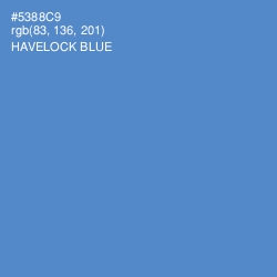 #5388C9 - Havelock Blue Color Image