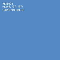 #5389C5 - Havelock Blue Color Image