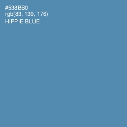 #538BB0 - Hippie Blue Color Image