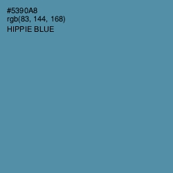 #5390A8 - Hippie Blue Color Image