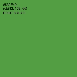 #539E42 - Fruit Salad Color Image