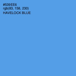 #539EE6 - Havelock Blue Color Image