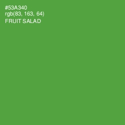 #53A340 - Fruit Salad Color Image