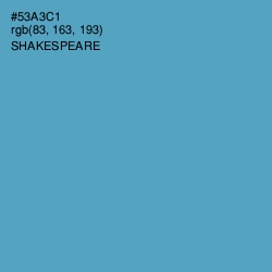 #53A3C1 - Shakespeare Color Image