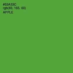 #53A53C - Apple Color Image