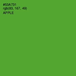 #53A731 - Apple Color Image
