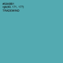 #53ABB1 - Tradewind Color Image