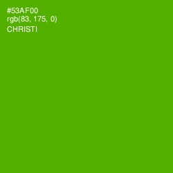 #53AF00 - Christi Color Image