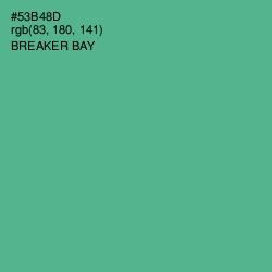 #53B48D - Breaker Bay Color Image