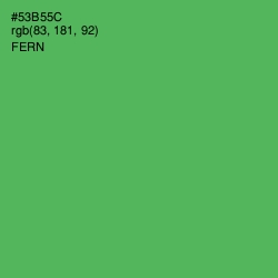 #53B55C - Fern Color Image