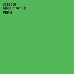 #53B65B - Fern Color Image