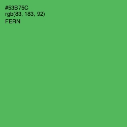 #53B75C - Fern Color Image