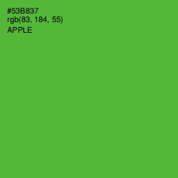 #53B837 - Apple Color Image