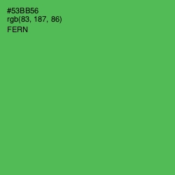 #53BB56 - Fern Color Image