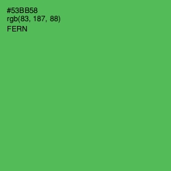 #53BB58 - Fern Color Image