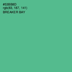 #53BB8D - Breaker Bay Color Image