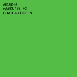 #53BD46 - Chateau Green Color Image