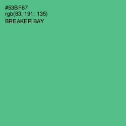 #53BF87 - Breaker Bay Color Image