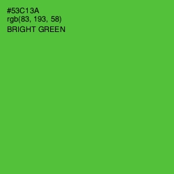 #53C13A - Bright Green Color Image