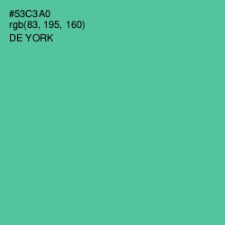 #53C3A0 - De York Color Image