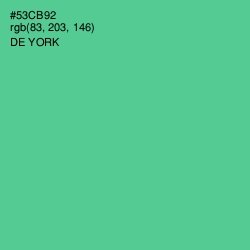 #53CB92 - De York Color Image