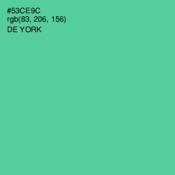 #53CE9C - De York Color Image