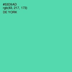 #53D9AD - De York Color Image