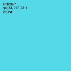 #53D9E7 - Viking Color Image