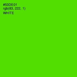 #53DE01 - Bright Green Color Image