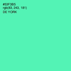 #53F3B5 - De York Color Image