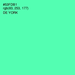 #53FDB1 - De York Color Image