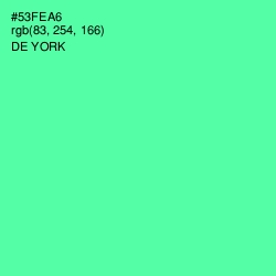 #53FEA6 - De York Color Image