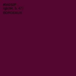 #54052F - Bordeaux Color Image