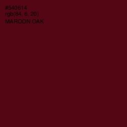 #540614 - Maroon Oak Color Image