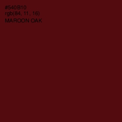 #540B10 - Maroon Oak Color Image