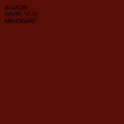 #540C05 - Mahogany Color Image