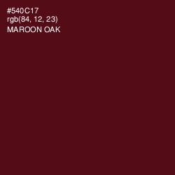 #540C17 - Maroon Oak Color Image