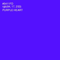 #5411FD - Purple Heart Color Image
