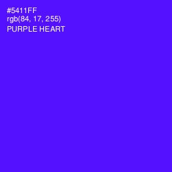 #5411FF - Purple Heart Color Image