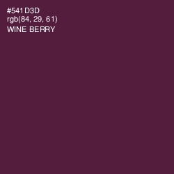 #541D3D - Wine Berry Color Image