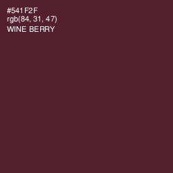 #541F2F - Wine Berry Color Image