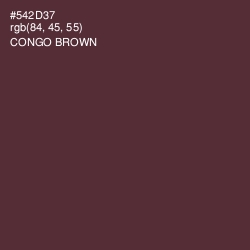 #542D37 - Congo Brown Color Image