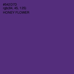 #542D7D - Honey Flower Color Image