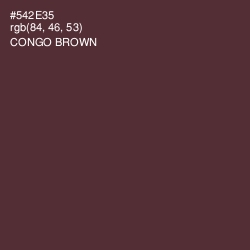 #542E35 - Congo Brown Color Image